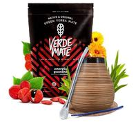 Yerba Mate Verde Mate Energia Guarana 500g Tasse à miel 350 ml Bombilla