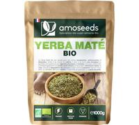 Yerba Maté vert BIO 1kg | Brésilien, Non fumé | 100% feuilles, sans tiges