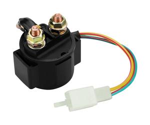 Yerbay Relais démarreur de solénoïde pour ATV 4-Stroke GY6 Engine 50/100/125/150/200/250cc Dirt Bike Scooter Go Kart Dne Buggy Quad 4 Wheelers Pit Bike Moped Roketa SSR Taotao Sunl Coolster