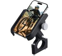 Yerbay Support Téléphone Velo, Support Téléphone Moto en Alliage d'aluminium [Robuste et Anti-Chute], pour iPhone15 14 13 12 11 Pro Max Plus Mini, Huawei, Samsung, ''4.8-6.8'' Pouces téléphone