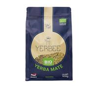 YERBEE Yerba Maté Thé Bio (500 g) Paraguay | Mûrie, Séchée à l'air, Sans fumée, Faible en poussière | Yerba Maté Paraguayenne Bio Premium avec des Feuilles Fines