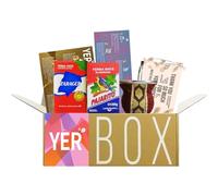 YERBOX Ensemble de Thé Yerba Mate : Pajarito Traditionnel 250g + Taragui Traditionnel 250g | Tasse à Maté en verre recouverte de cuir - Calebasse | Paille à maté en acier inoxydable - Bombilla