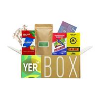 Yerbox Ensemble de Thé Yerba Mate : Taragui Traditionnel 250g + Pajarito Traditionnel 250g + Canarias Traditionnel 250g + Green Mate Despalada 200g