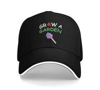 YERGFHJ Casquette de Baseball décontractée d’été Grow A Garden Candy Blossom Fruit Gamer Running Hippie Trucker Hat pour Hommes Unisexe Snapback Cap
