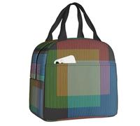 YERGFHJ Custom Serie Semana Lunes par Carlos Cruz Dies Thermique Isolé Lunch Bag Femmes Resuable Lunch Tote Voyage Rangement Boîte Alimentaire