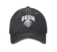 YERGFHJ Doctor Doom Casquette de Baseball Casual Denim Retro Game Conan Barbarian Snake Cult Headwear Hommes Femmes Outdoor Travel Adjustable Cap Hat