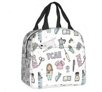 YERGFHJ Enfermera En Apuros Médecin Infirmière Sac À Lunch Isolé Thermique Femmes Conteneur À Déjeuner Pour Le Travail Stockage De Nourriture Boîte À Bento