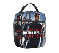 YERGFHJ Mission Impossible Movie Sacs à lunch isothermes pour voyage Tom Cruise Boîte à bento portable Boîtes à lunch isothermes