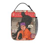 YERGFHJ Prison MIKE The Office TV Show Sac à lunch isolé Sac thermique Réutilisable Boîte à lunch fourre-tout de grande capacité pour hommes Femmes Pique-à l’école