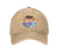 YERGFHJ Ratatouille Remy Et Paris Logo Casquette De Baseball Vintage Coton en Détresse France Chef Casquette De Soleil Unisexe Entraînements en Plein Air Casquettes Souples Chapeau