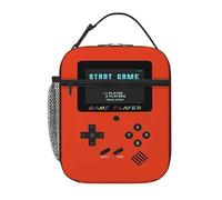 YERGFHJ Spiele Konsole Handheld Lunch Bag Für Jungen/Mädchen Kinder Beste Geschenke 3D Cartoon Wärmedämmung Lunch Box Tasche Picknicktasche