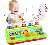 Yerloa Jouet pour Bébé 1 an Montessori Pop-Up avec Musique Lumières Animaux Couleurs Jouet Éducatif Enfant 1 2 3 4 Ans Fille Garçon Idée Cadeau Anniversaire Noël Jouet Éveil Sensoriel