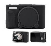 Yerozhui 1 Pièce Coque for Canon Powershot SX740 HS Silicone Souple Antichoc avec Couvercle Objectif Amovible Protection Appareil Photo for Canon SX740 Housse Caméra Antidérapante Compatible SX730 HS