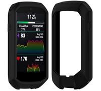 Yerozhui Housse de Protection en Silicone pour Garmin Edge 1050, Ultra-Mince Anti-Choc Case Cover, Doux pour la Peau et résistant aux Rayures, Pas d'odeur, pour Une Protection au Quotidien - Noir