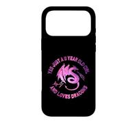 Yes 11 Years Old Girl's Birthday and Loves Dragons Cute Girl Coque pour iPhone 17 Pro Max