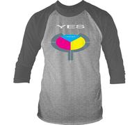 Yes - "90125" T-shirt unie homme/femme manches longues PH2664 (S) (Gris)