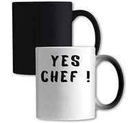 Yes Chef Mug humoristique à changement de couleur Blanc