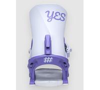 YES Conda 2026 Fixations de Snowboard blanc S