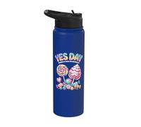 Yes Day Candy Explosion Fun Sugar Powered Celebration pour enfants Stainless Steel Insulated Water Bottle