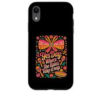 Yes Day : Where The Rules Take A Nap Fiesta Coque pour iPhone XR