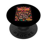 Yes Day : Where The Rules Take A Nap Fiesta PopSockets PopGrip Adhésif
