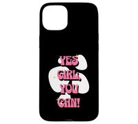 Yes Girl, You Can! | Positive Affirmations Pink pour les femmes Coque pour iPhone 15 Plus
