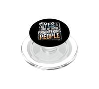 Yes I Am One of Those Engineering People Ingénieur PopSockets PopGrip pour MagSafe