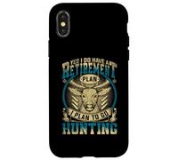 Yes, I Do Have a Retirement Plan Hunting Funny Deer Hunters Coque pour iPhone X/XS