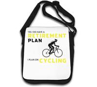 Yes I Do Have A Retirement Plan I Plan On Cycling Sac à bandoulière Blanc