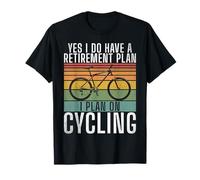 Yes I Do Have A Retirement Plan on Cycling Retro Men T-Shirt