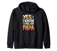 Yes I Know I Look Like My Papa Sosie de Papa Mignon |- Sweat à Capuche