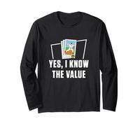 Yes I Know The Value Funny Baseball Collectors Cartes à Collectionner Manche Longue