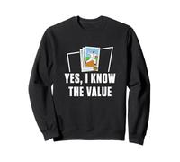 Yes I Know The Value Funny Baseball Collectors Cartes à Collectionner Sweatshirt