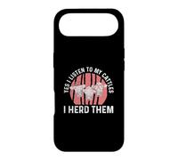 Yes I Listen to My Cattle I Herd Them Cool Livestock Farmer Coque pour iPhone Air