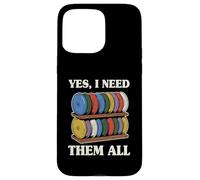 Yes I Need Them All Disque de Golf pour Homme Coque pour iPhone 15 Pro Max