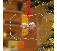 Yes I Really Do Need All These Books Décoration de sapin de Noël pour enseignant, étudiant, disque en acrylique transparent souvenir unique pour lire les amateurs de livres, salle de classe, école