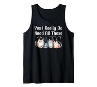 Yes I Really Do Need All These Cats Funny Cat Lovers Cat Mom Débardeur