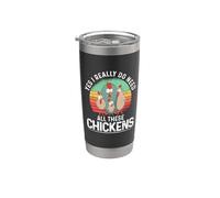 Yes I Really Do Need All These Chickens Poulets Farming Gobelet isotherme en acier inoxydable double paroi