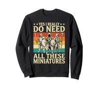 Yes I Really Do Need All These Miniatures - Table RPG D20 Sweatshirt