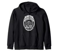 Yes I Really Do Need All These Motorcycles Funny Garage Sweat à Capuche