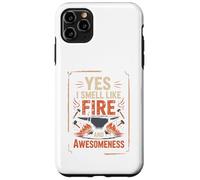 Yes I Smell Like Fire and Awesomeness Enclume de Forgeron Coque pour iPhone 11 Pro Max