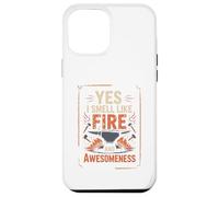 Yes I Smell Like Fire and Awesomeness Enclume de Forgeron Coque pour iPhone 12 Pro Max
