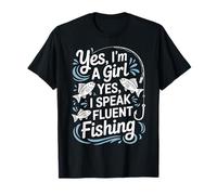 Yes I Speak Fluent Fishing - Pêcheur Amateur de Poisson T-Shirt