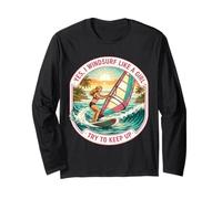 Yes I Surf Like A Girl Try to Keep Up Surfer Woman Manche Longue