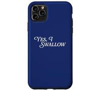 Yes I Swallow Swallowing Salive Gag Funny Joke Viral Meme Coque pour iPhone 11 Pro Max