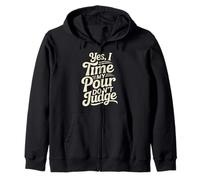 Yes I Time My Pour Don't Judge Home Coffee Brewing Sweat à Capuche