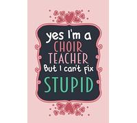 Yes I'm A Choir Teacher: 2021 January To December Planner + Notebook Novelt Christmas Gift For Choir Teacher