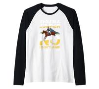Yes I'm A Jumper No I Don't Jump Humour Manche Raglan