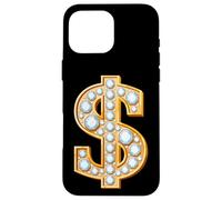 Yes I'm Rich, Elegant Hip Hop Cool Necklace with Dollar Coque pour iPhone 16 Pro Max