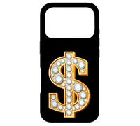 Yes I'm Rich, Elegant Hip Hop Golden Dollar Sign Graphic Coque pour iPhone 17 Pro